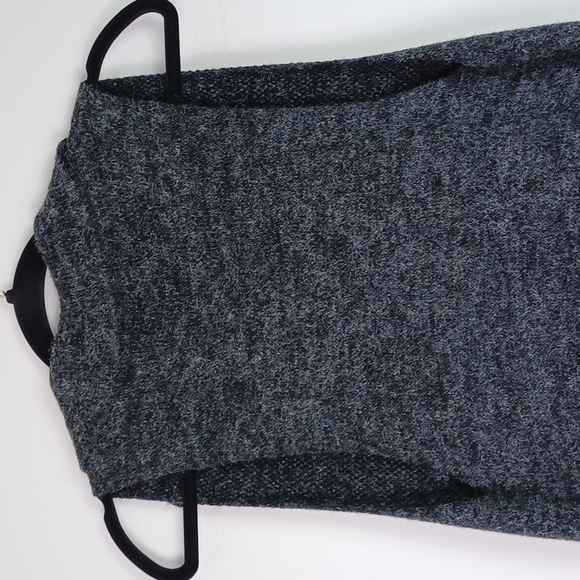 ♥️Bundle Only♥️LOVE TREE DARK GRAY DOUBLE BREASTED CARDIGAN SWEATER DUSTER SZ M - Picture 8 of 13